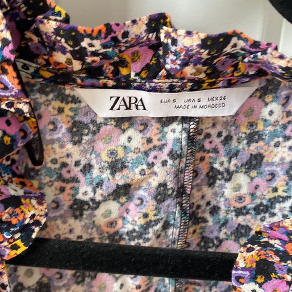 Zara Wrap Faux Top Sz small - Picture 2 of 3